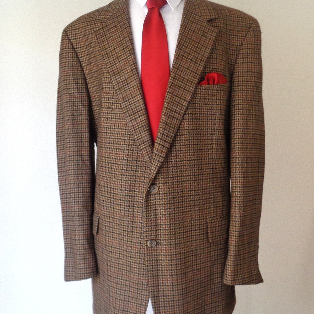 BROOK BROTHERS MENS SPORTS JACKET SIZE 46 LG